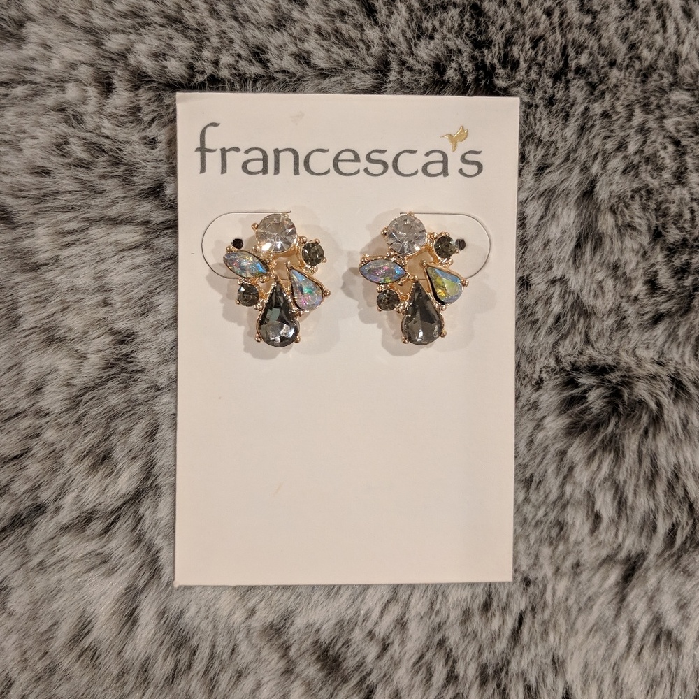 NEW Multi-crystal studs (smaller)